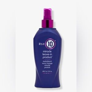 It's a 10 Miracle Leave-In Product.  Size: 4.0oz